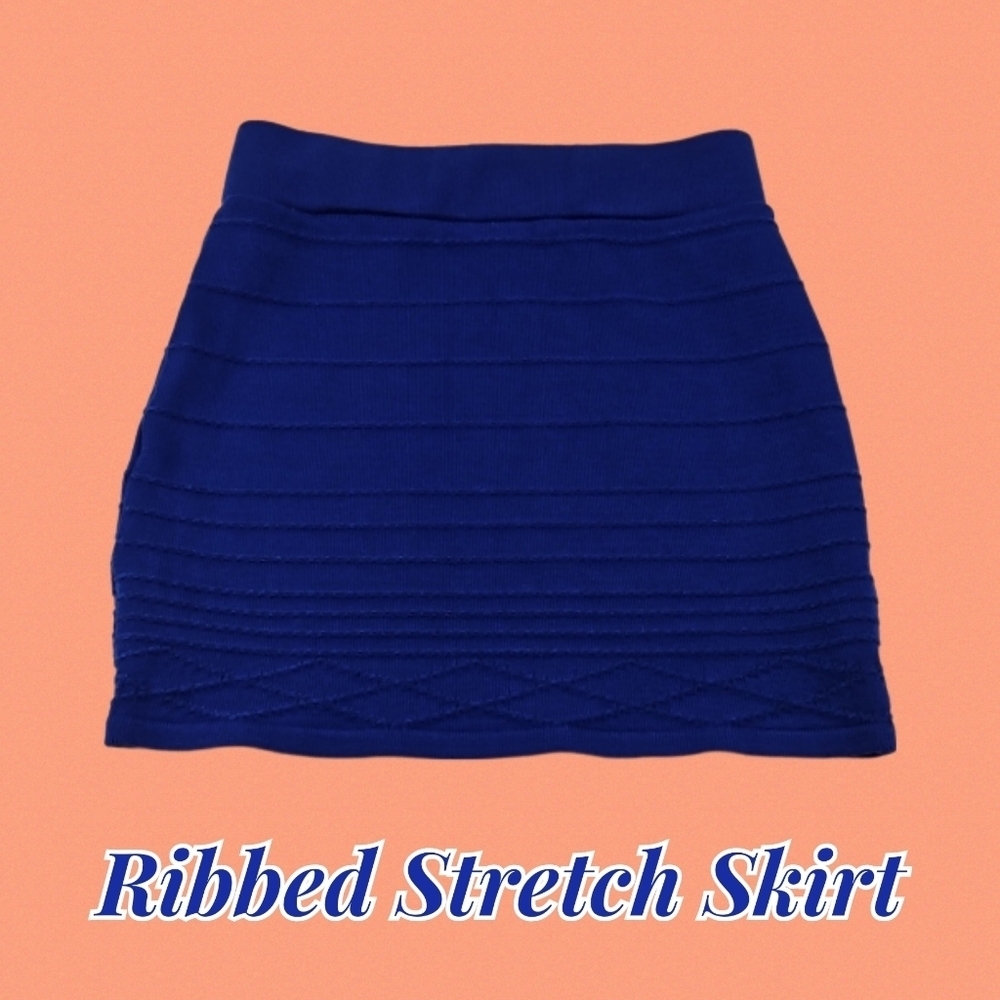 Blue Mini Skirt, XS